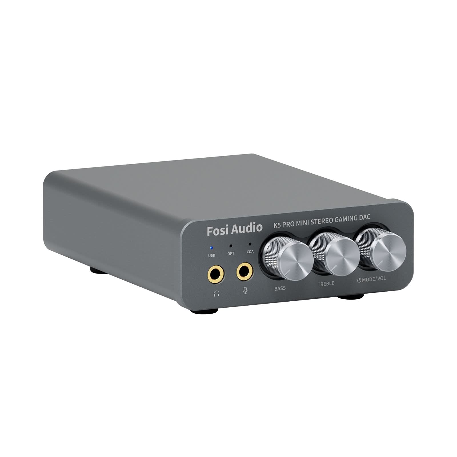 Fosi Audio K5 Pro Gaming DAC Headphone Amplifier USB Optical Coaxial