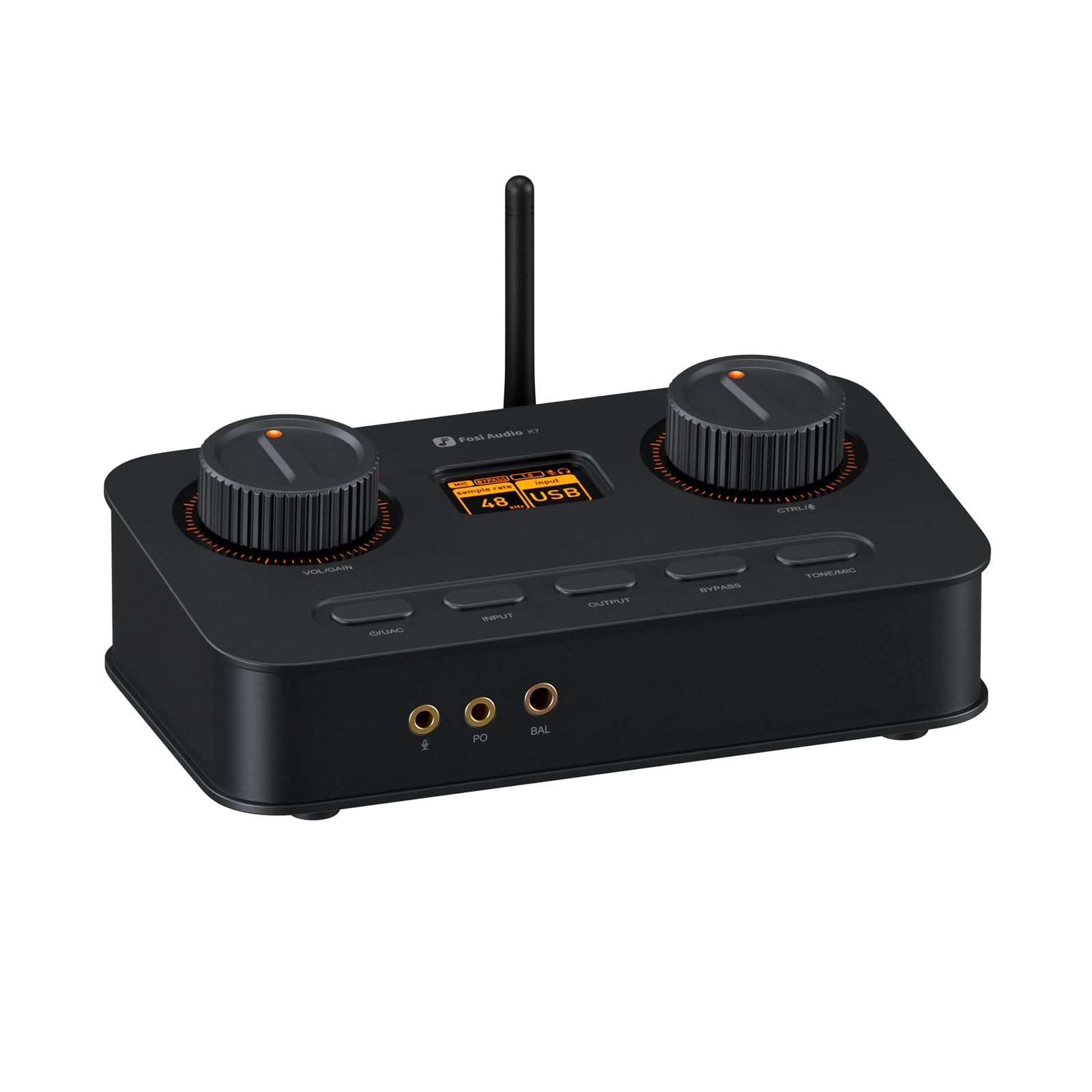 Fosi Audio K7 DAC Headphone Amp Desktop Gaming USB-C Bluetooth