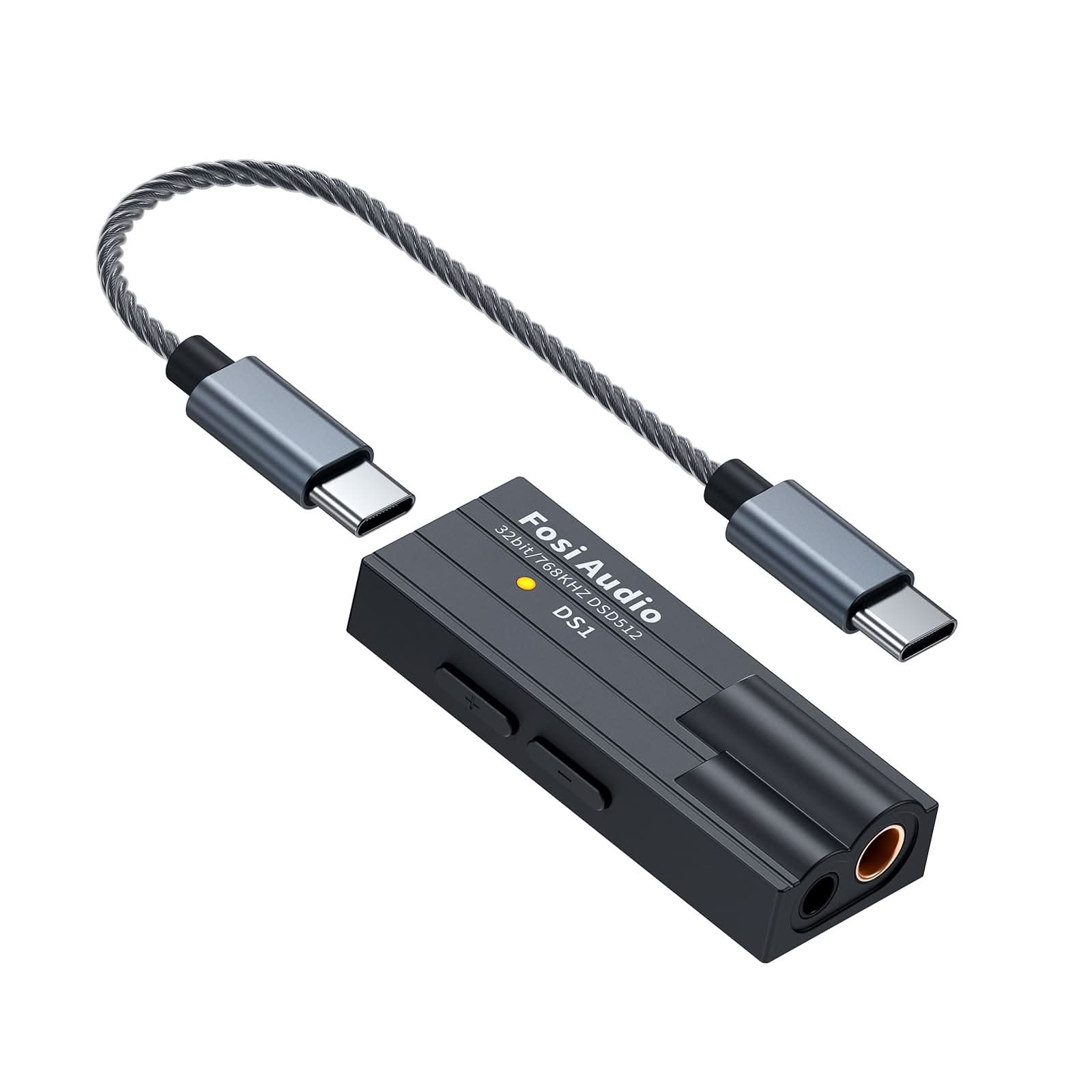 Fosi Audio DS1 USB-C Dongle DAC Headphone Amp ES9038Q2M