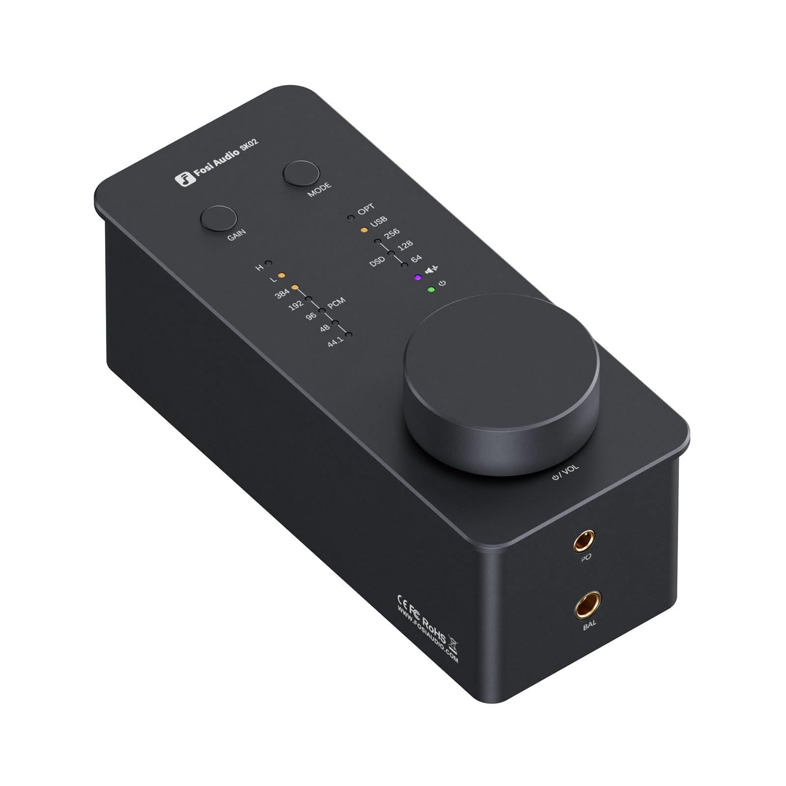 Fosi Audio SK02 Amplificateur de casque DAC de bureau